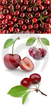 Cherry, fruit, food, red, sweet, cherries, fresh, Kirsche, Obst, Lebensmittel, rot, sÃÂ¼ÃÅ¸, frisch, photo